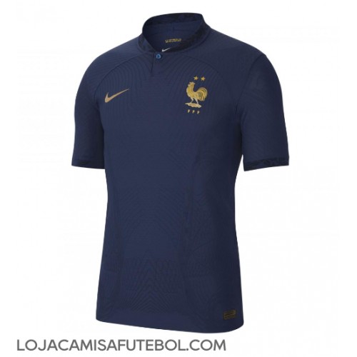 Camisa de Futebol França Equipamento Principal Mundo 2022 Manga Curta